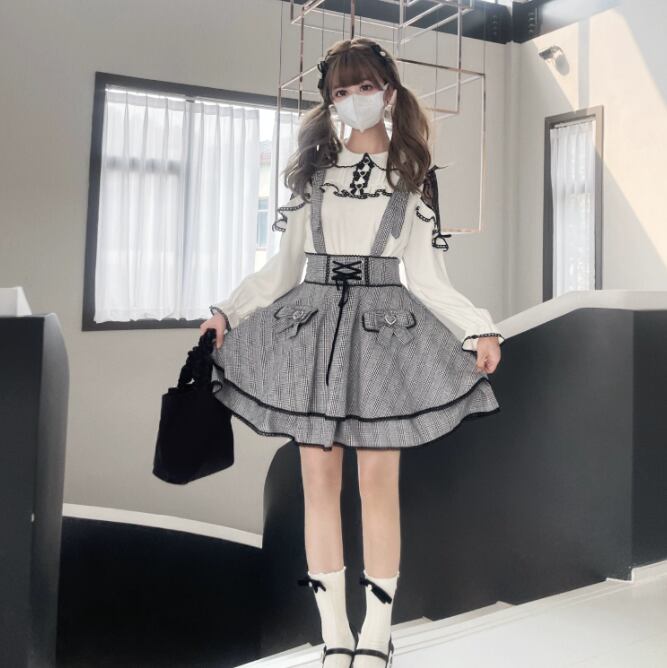 ゆめかわ♡量産型サスペンダースカート suka9 | ゆめかわガール ゆめかわ♡量産型サスペンダースカート suka9 | ゆめかわガール