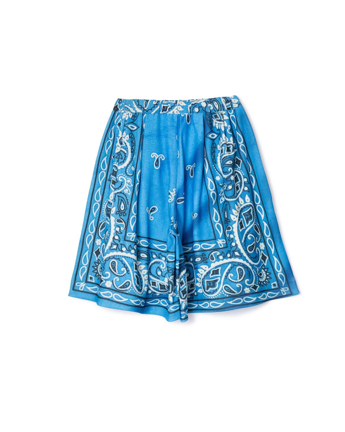 26SS】NONTOKYO PRINT RIB WIDE SHORTS (BANDANA) NON-26S-0416