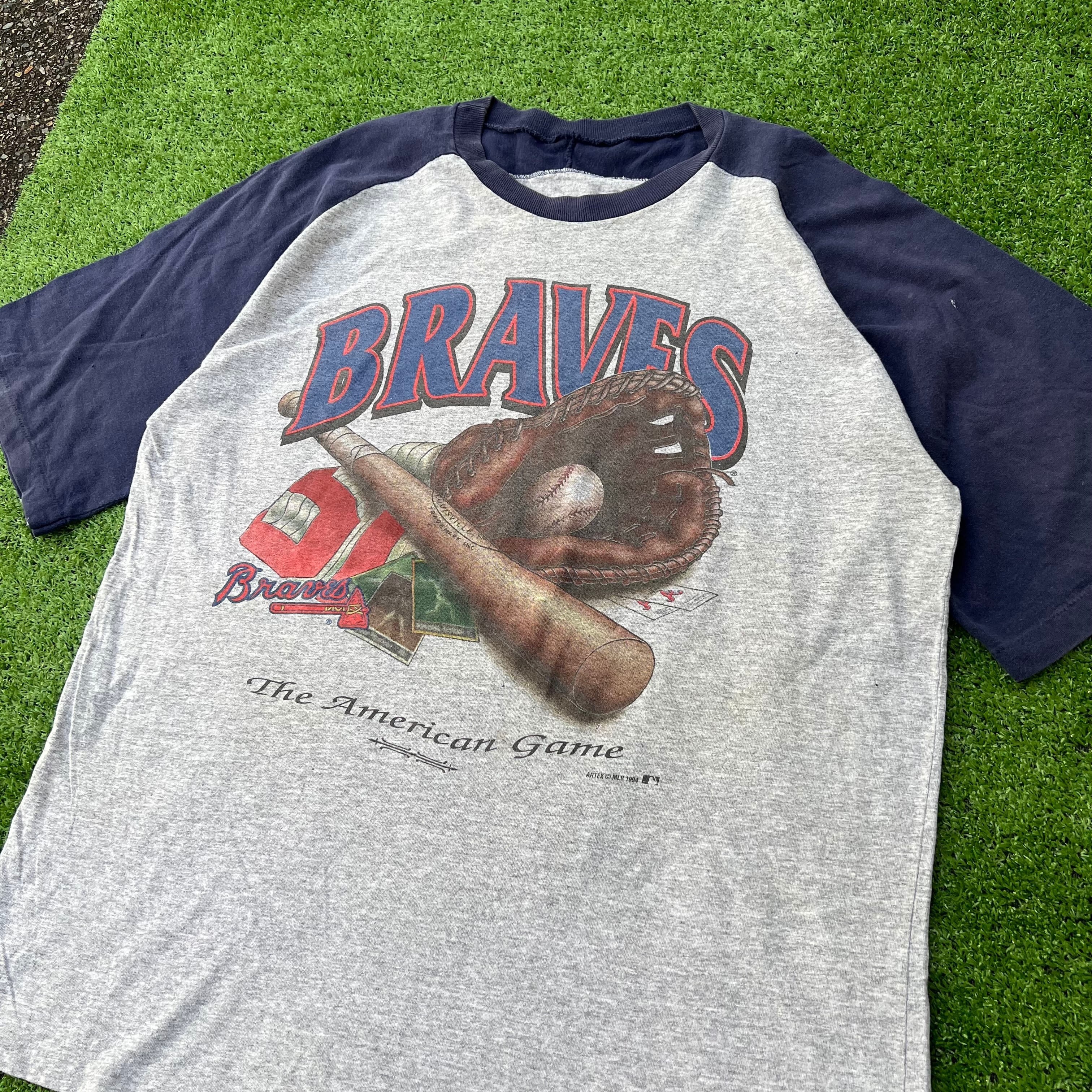 MLB 1994年 アトランタ・ブレーブス ラグラン Tシャツ | 古着屋サト