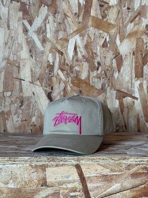 STUSSY BIG STOCK MID DEPTH CAP (KHAKI)