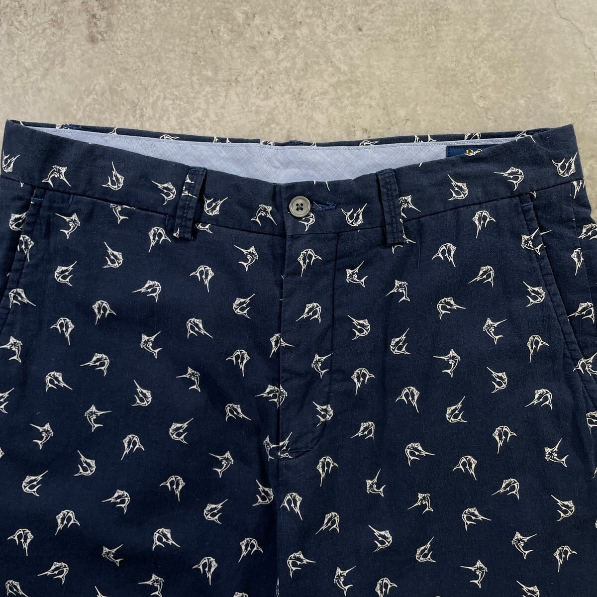 POLO RALPH LAUREN ポロラルフローレン カジキ柄 リネン×コットン