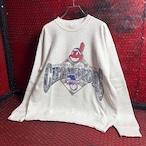 1995s USA インディアンズ スウェット INDIANS MLB ホワイト Lee