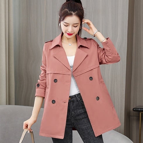 アウター ジャケット 上着 袖あり 長袖 Vネック 襟付き 前開き 薄手