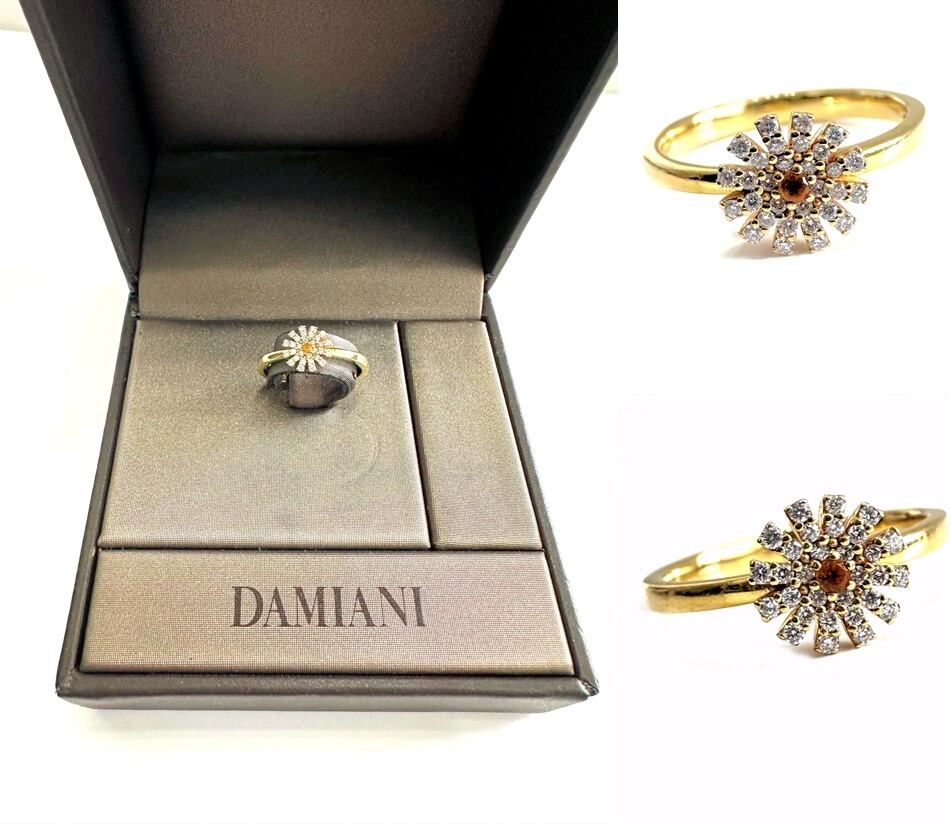 DAMIANI ダミアーニ マルゲリータ リング K18 YG ダイヤモンド DAMIANI ダミアーニ マルゲリータ リング K18 YG ダイヤモンド