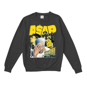 A$AP ROCKY.Crewneck sweat (black)