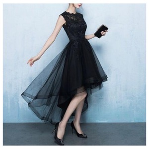 ★送料無料★9号（M)☆立体刺繍フィッシュ－テ－ルドレス(OPN2632)