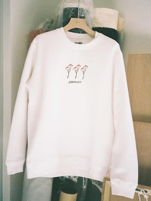 Lee Izumida x Allege. Flower Embroidered Sweat