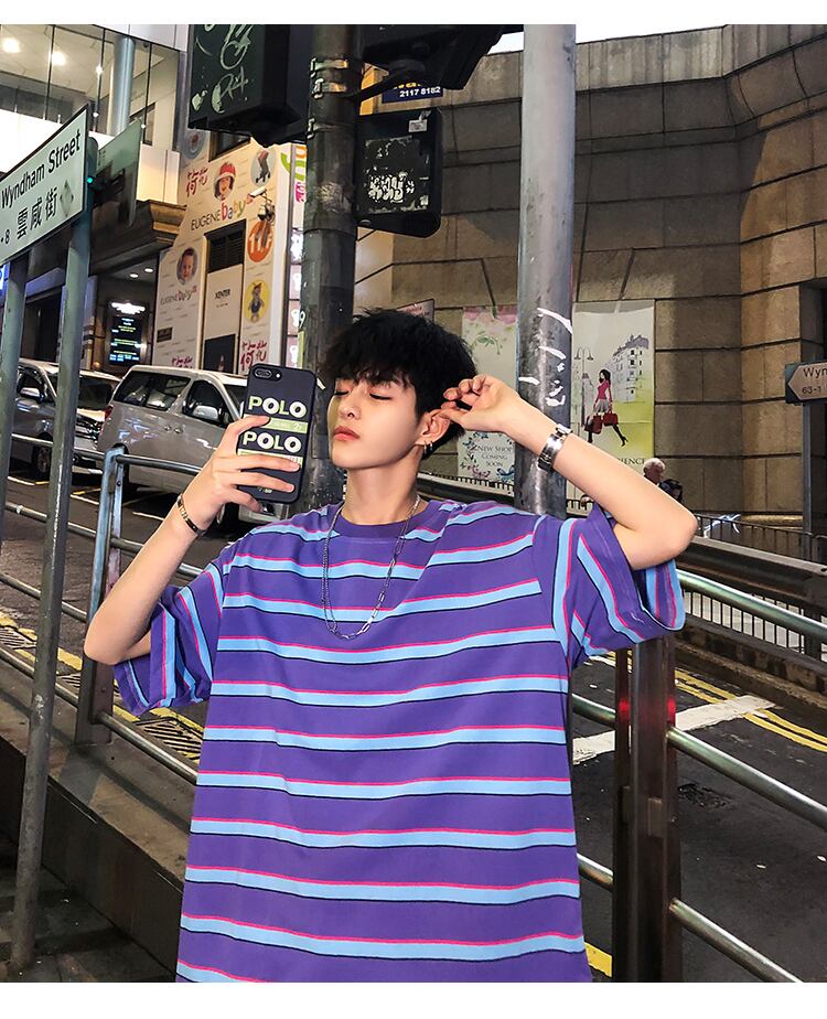 全2色 Tシャツ カットソー ボーダー カジュアル おしゃれ