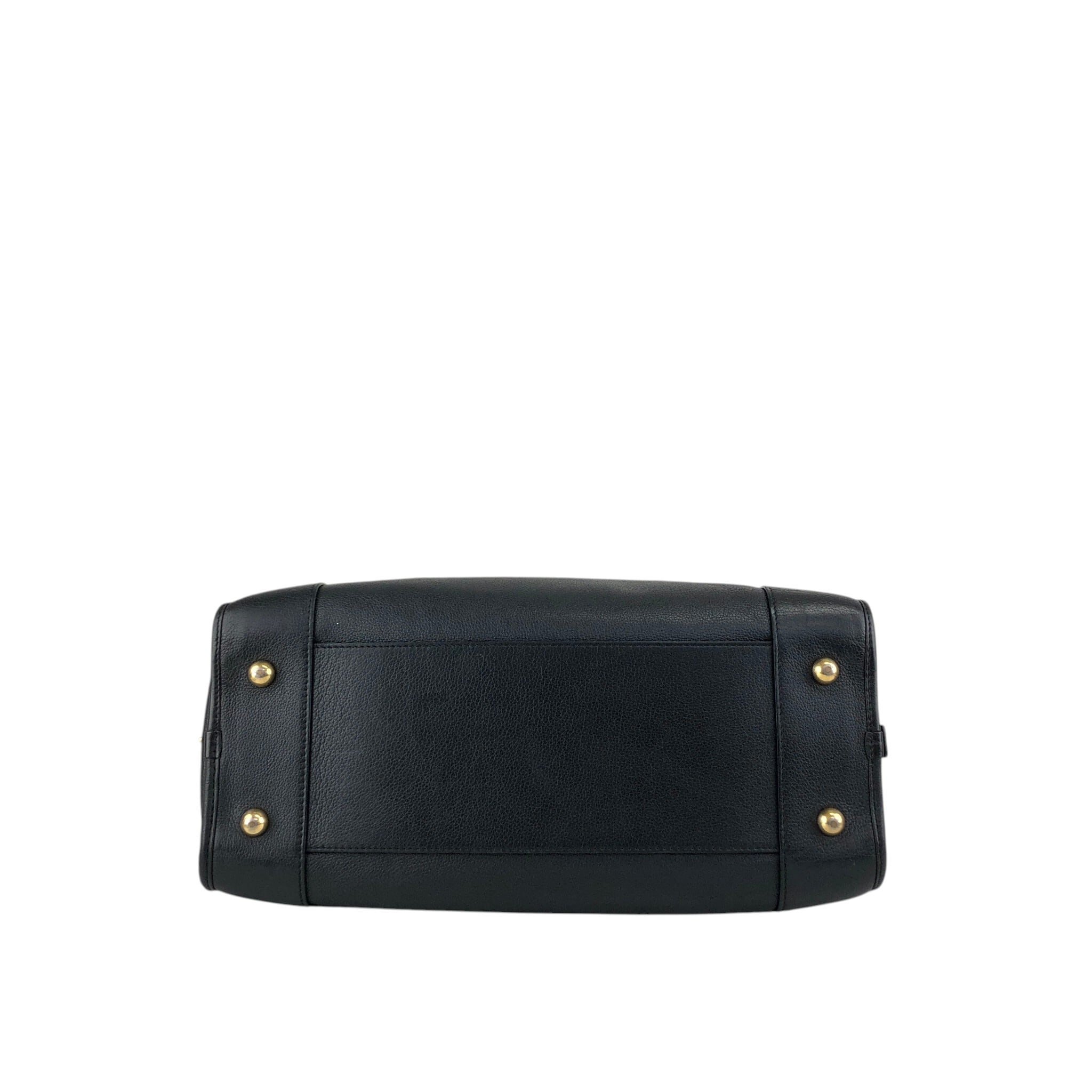 LOEWE ロエベ ハンドバッグ ブラック アナグラム レザー アマソナ ミニ
