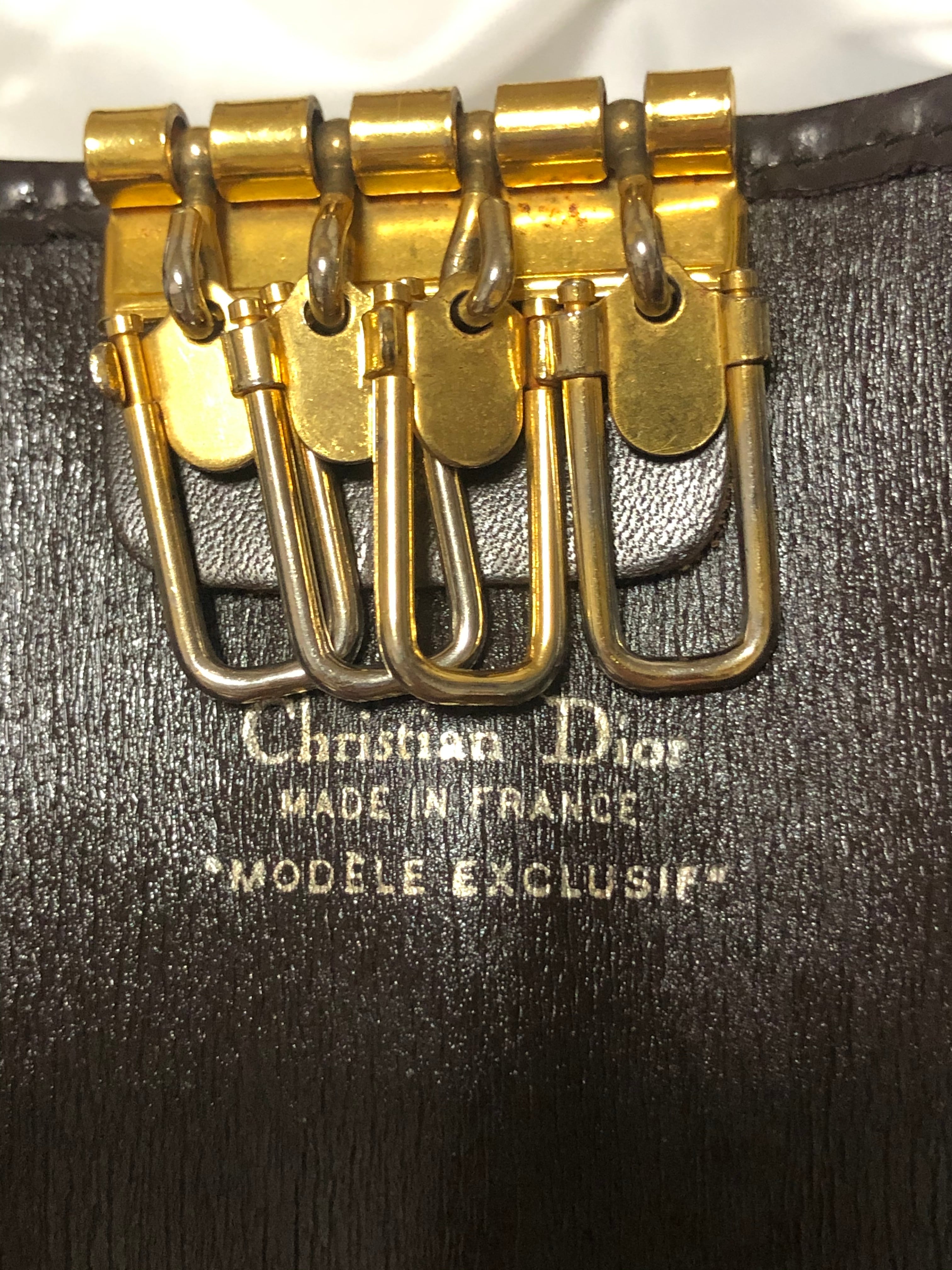 Christian Dior トロッター キーケース CHRISTIAN DIOR クリスチャンディオール トロッター柄 キー