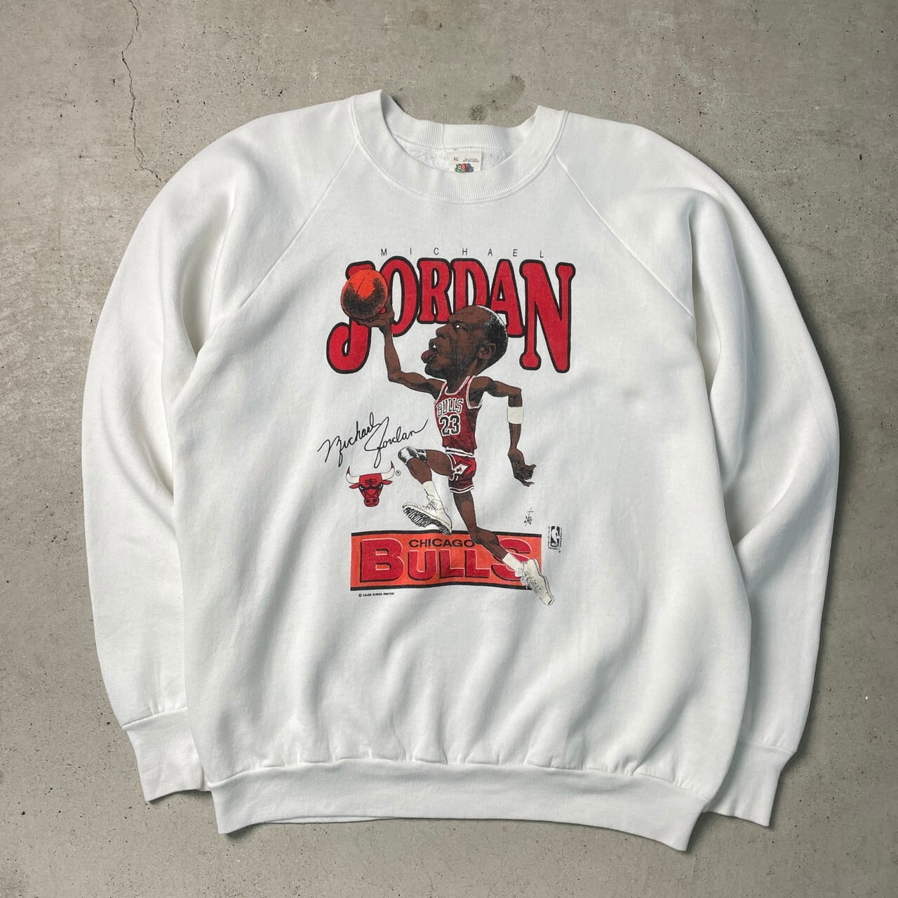90年代 USA製 NBA CHICAGO BULLS MICHAEL JORDAN スウェットシャツ  