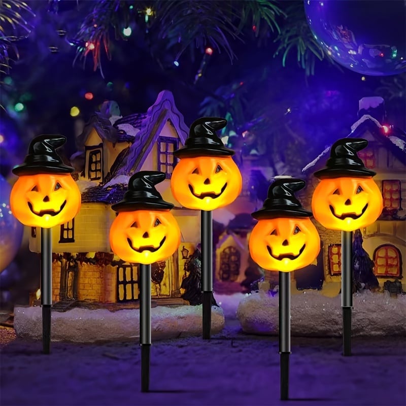 ガーデン ライト 5個セット ジャックオーランタン ハロウィン
