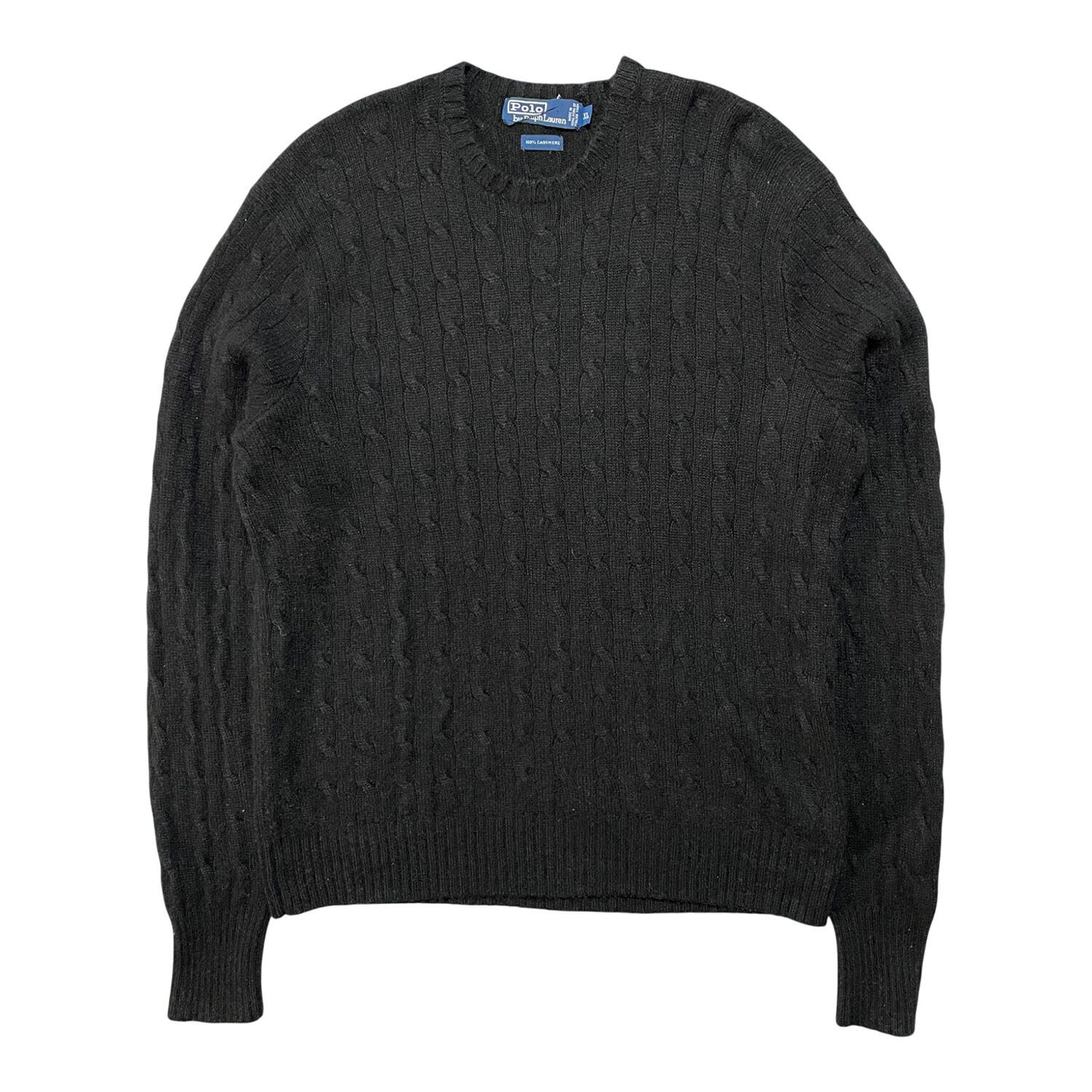 古着 ポロ バイ ラルフローレン コットンニット ニットベスト 黒色 USA 古着 Polo by Ralph Lauren ポロ バイ ラルフローレン コットン