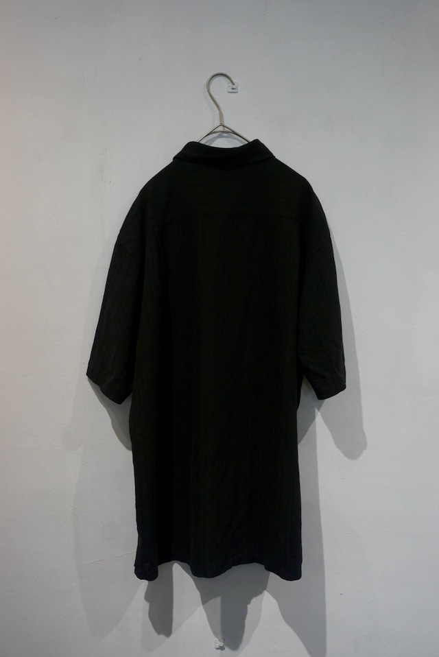 cotton linen silk s/s shirt