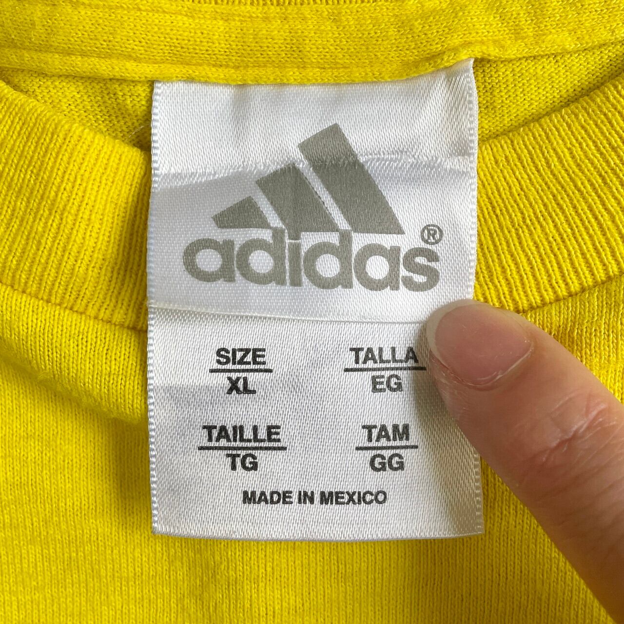 00年代 adidas アディダス ロゴプリント Tシャツ メンズXL 古着 00s