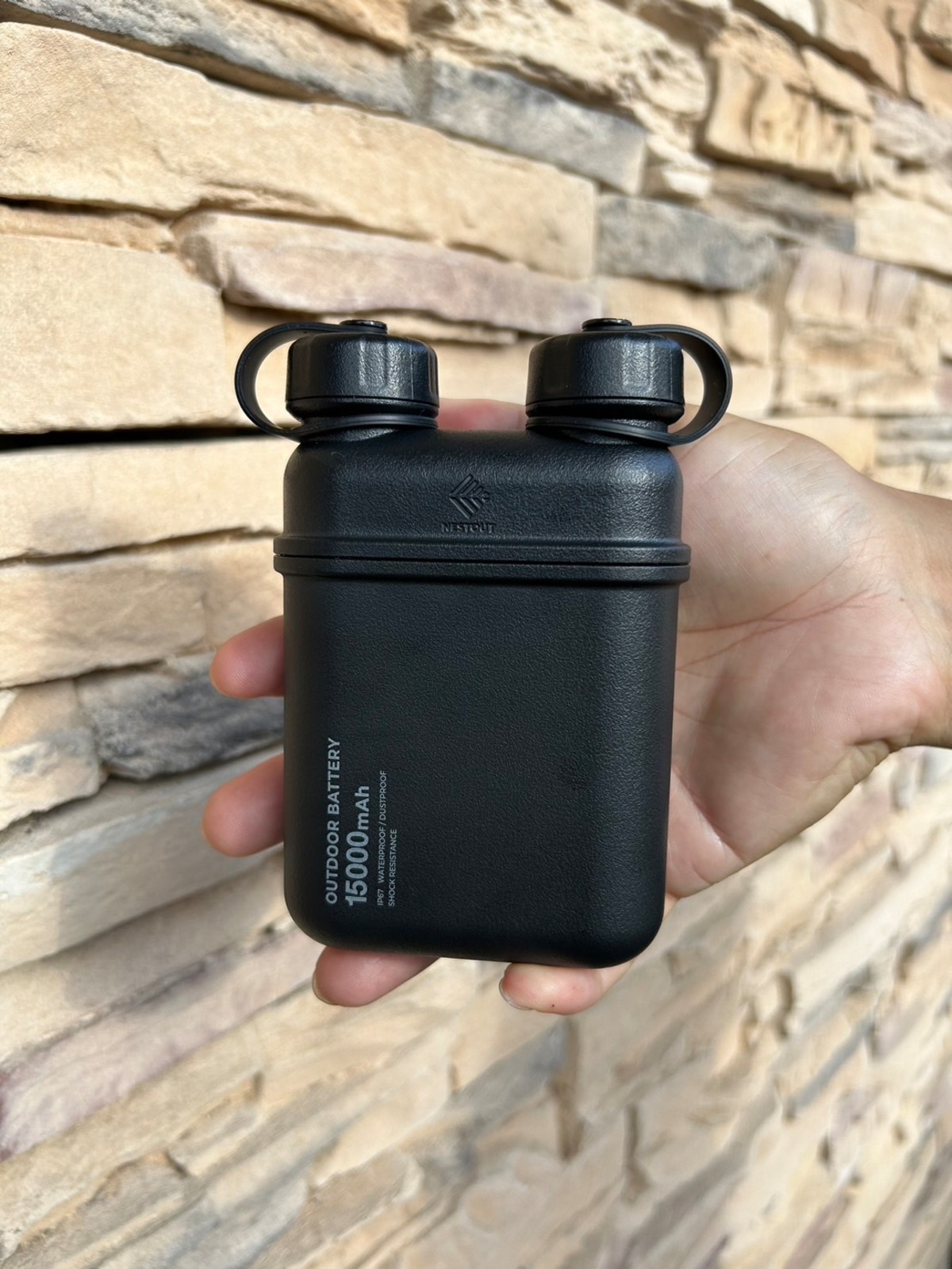 NESTOUTネストアウト 】モバイルバッテリー(15000mAh/32W/C×1＋A×2) DE 