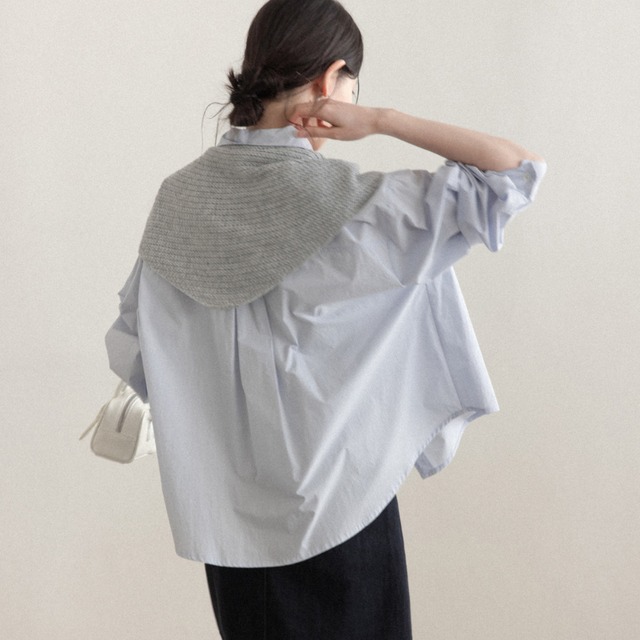 camisole & shirt set with shawl　J00464