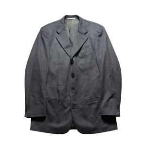 VERSACE SPORT cashmere blend gray wool tailored jacket