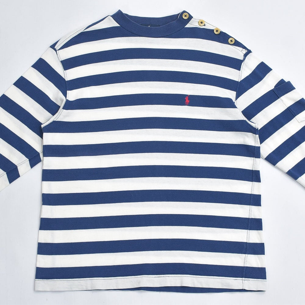 90s～ Ralph Lauren ラルフローレン インパクト21企画 ボーダー T