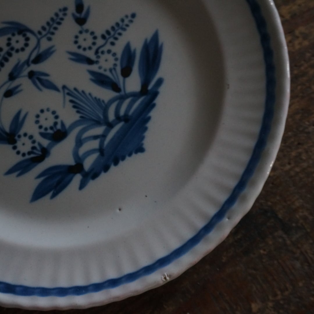 古いフランスの陶器皿 | Konishi Koffee web shop