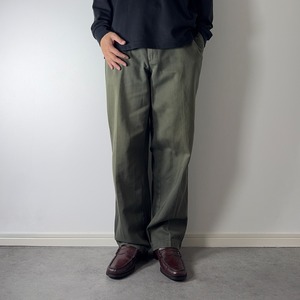 90s FARAH CHINO TROUSERS olive W36.5L29.5相当 古着
