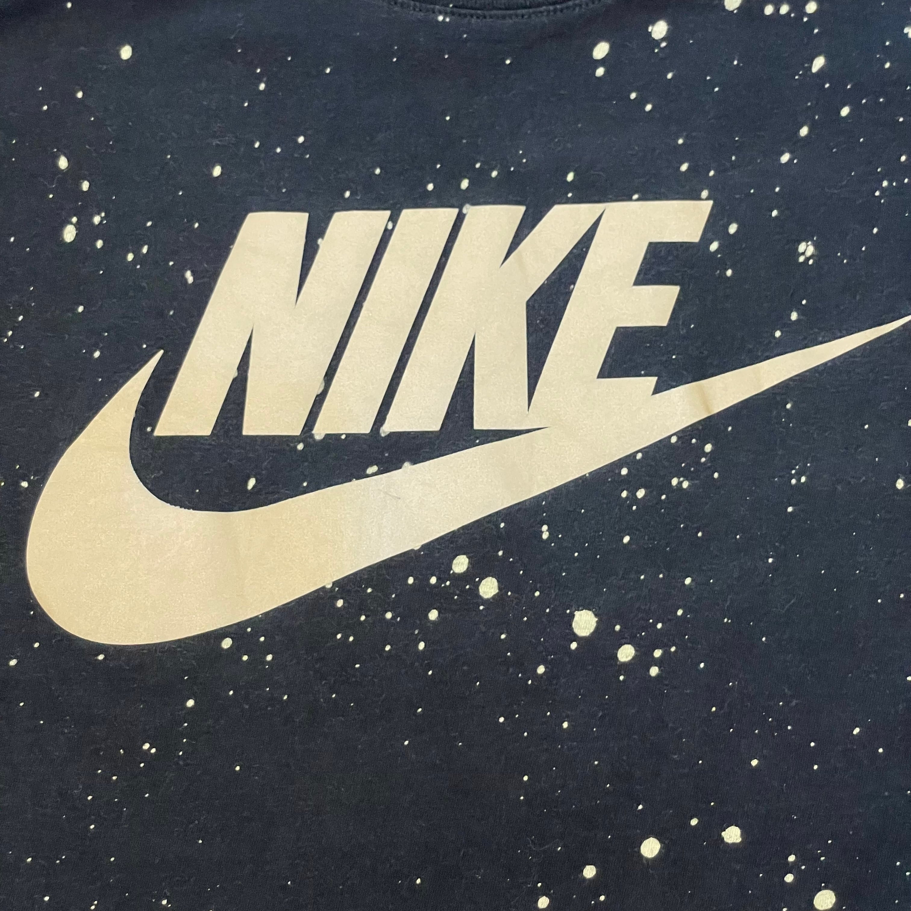 NIKE】ペイント加工 プリントTシャツ ロゴ ナイキ Sサイズ us古着