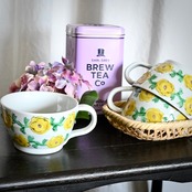 村田菜穂美作 丸型黄花唐草マグ / 2104130000850