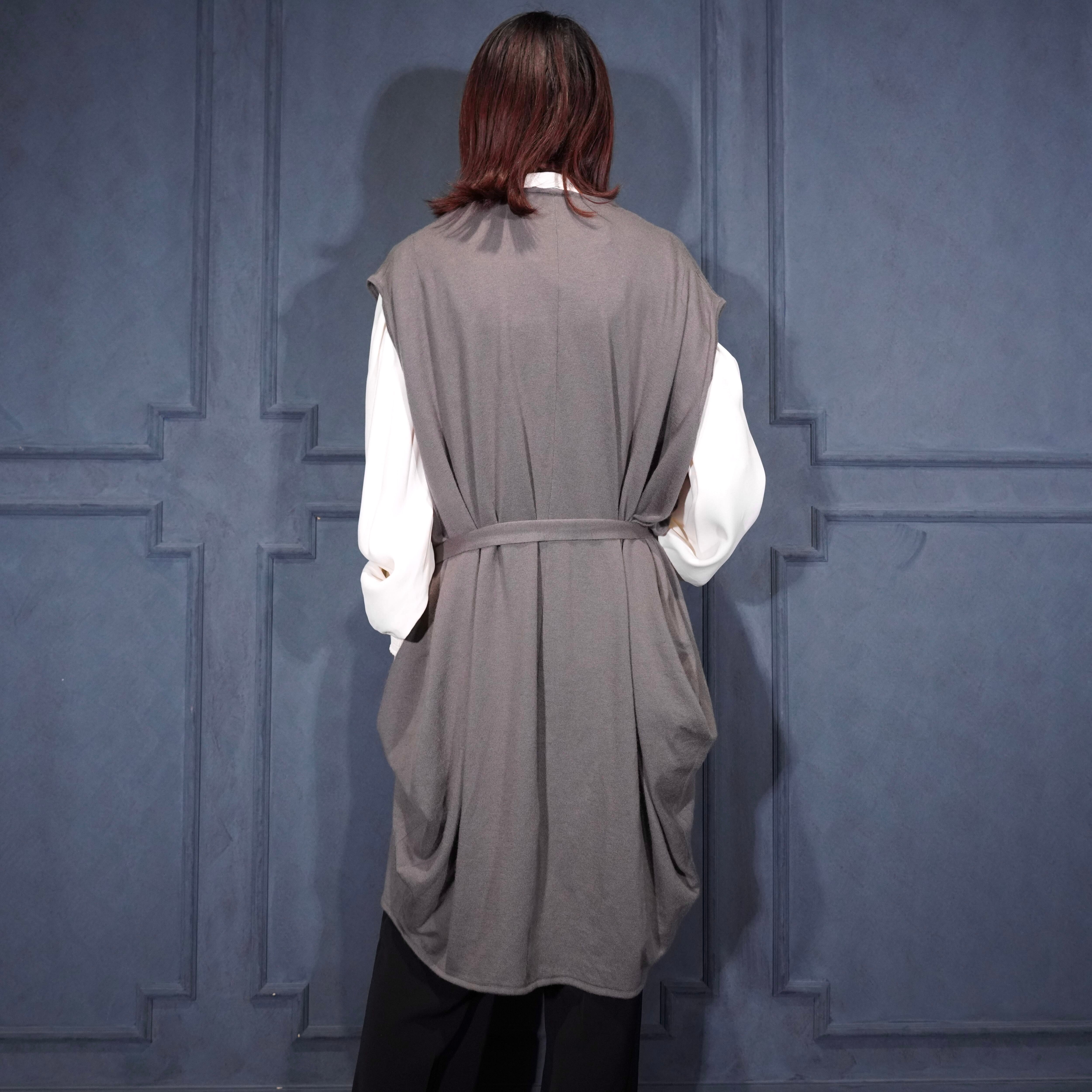 DEAD STOCK Max Mara DEFORMATION DESIGN CASHMERE SILK KNIT LONG