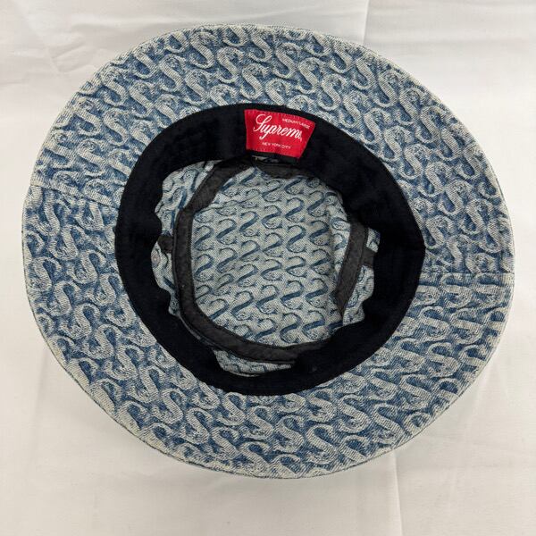 Supreme/シュプリーム【21AW】Monogram Denim Crusher Hat/モノグラム