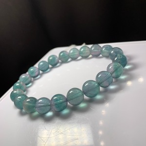 f139.可愛い色合いグラデーションフローライトブレスレット