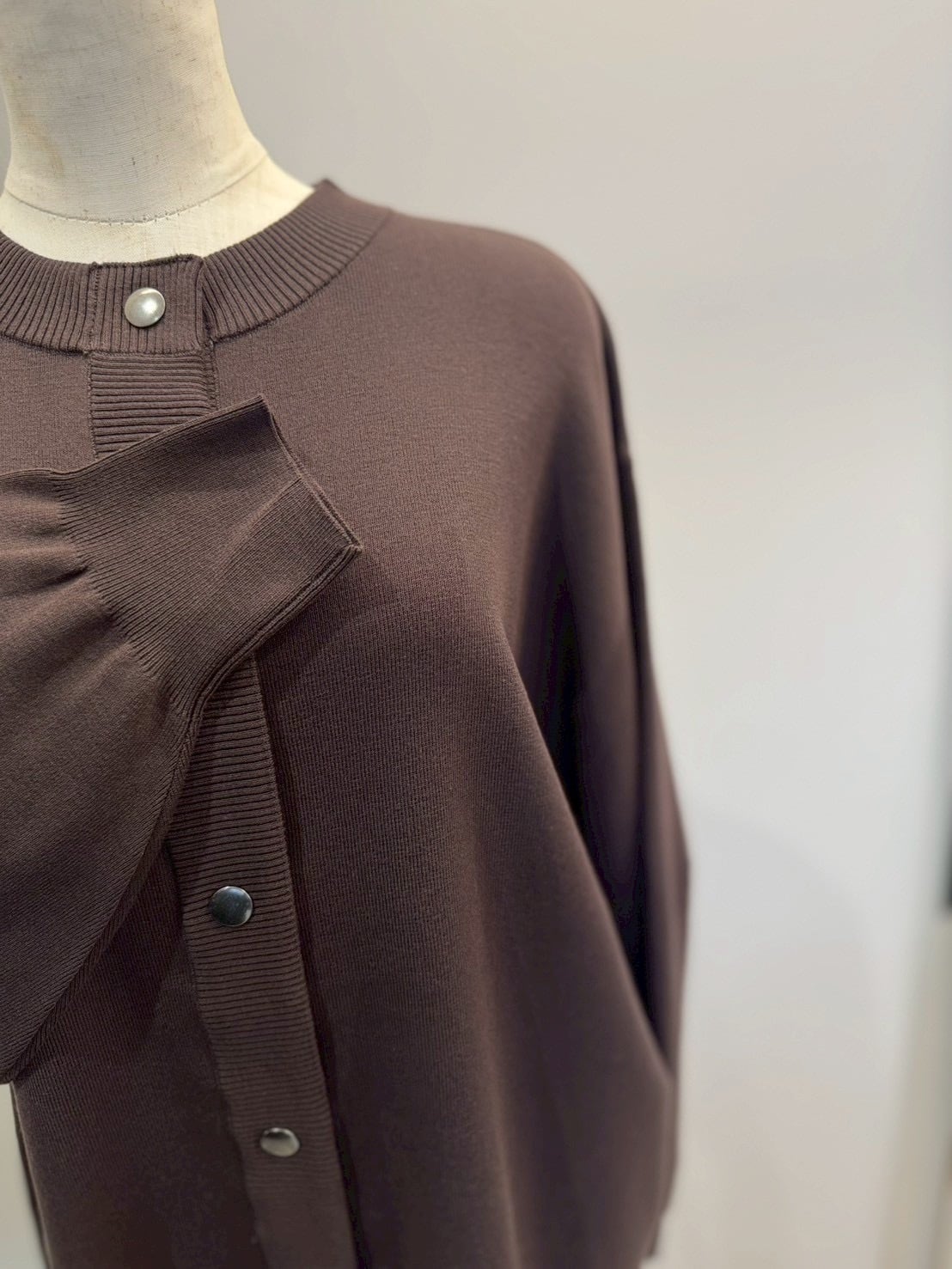 【PASSIONE】スナップボタンカーディガン　546914