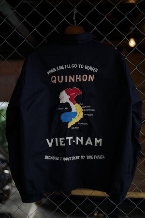 TAILOR TOYO　COTTON VIET NAM JACKET "VIETNAM MAP" TT14469 BLACK