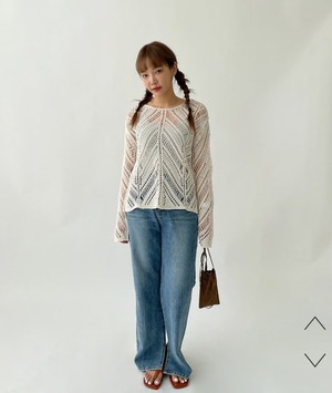 かぎあみニット　AJ1079-E03