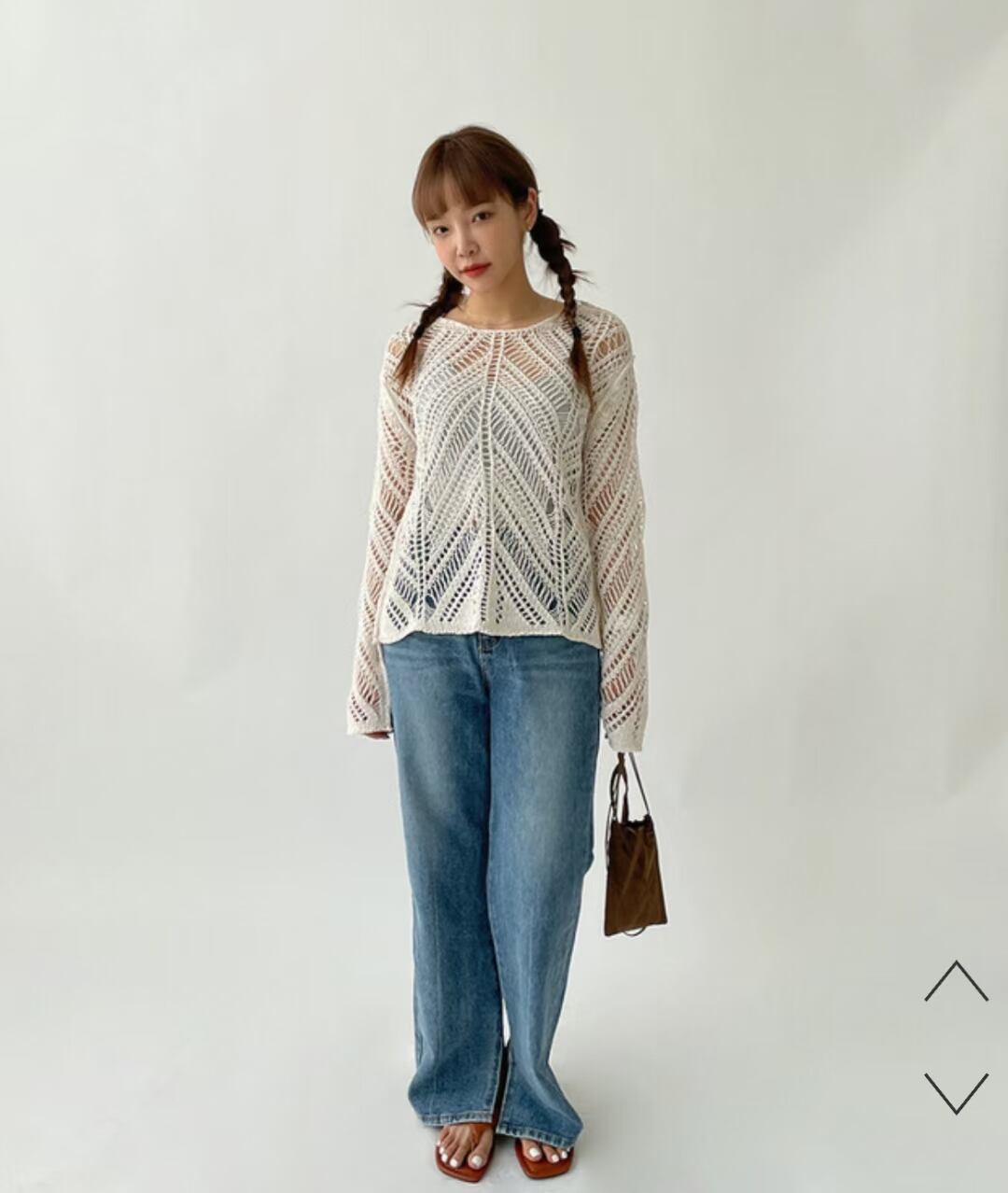 かぎあみニット　AJ1079-E03