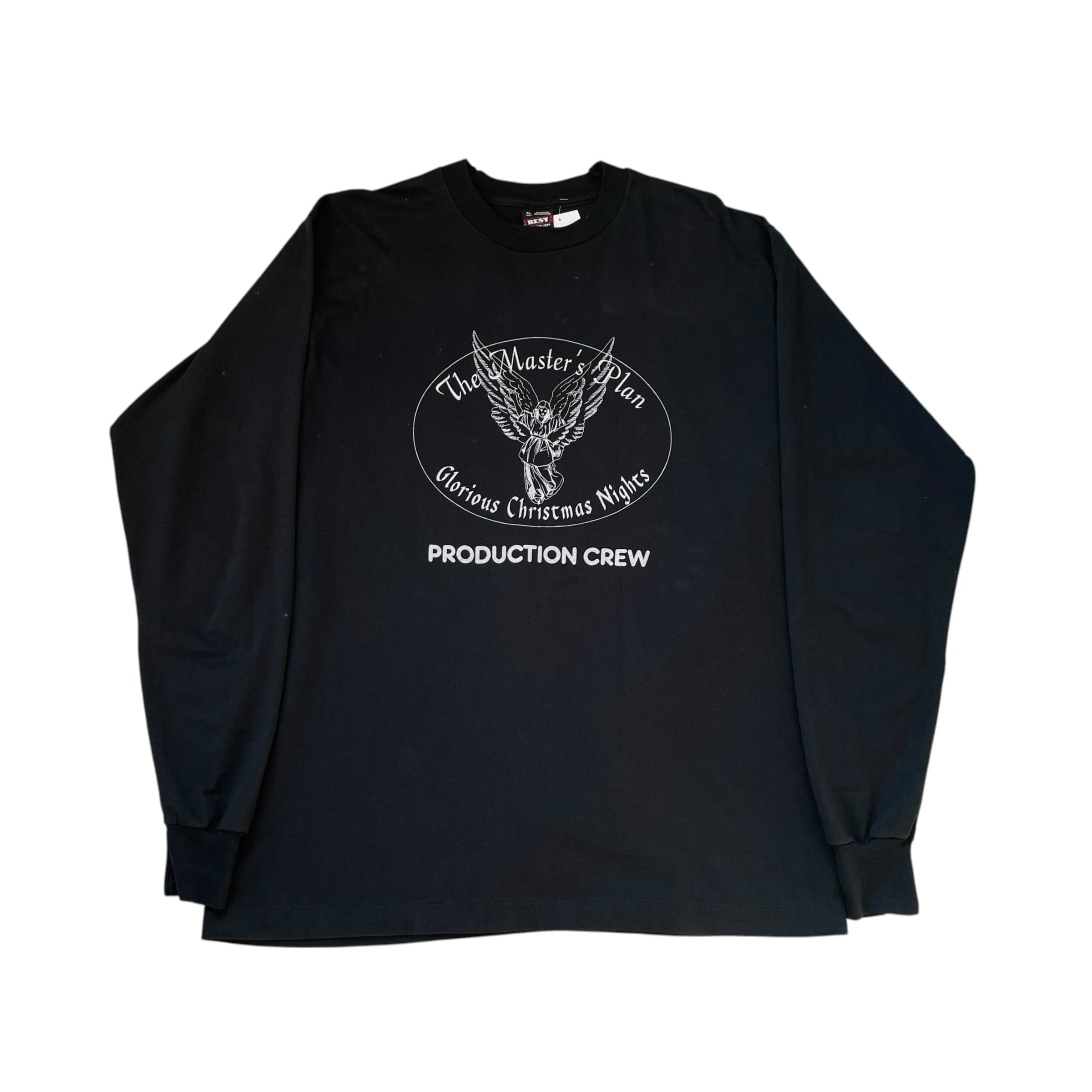 90s The Master's Plan "Glorious Christmas Nights" L/S crew T-shirt