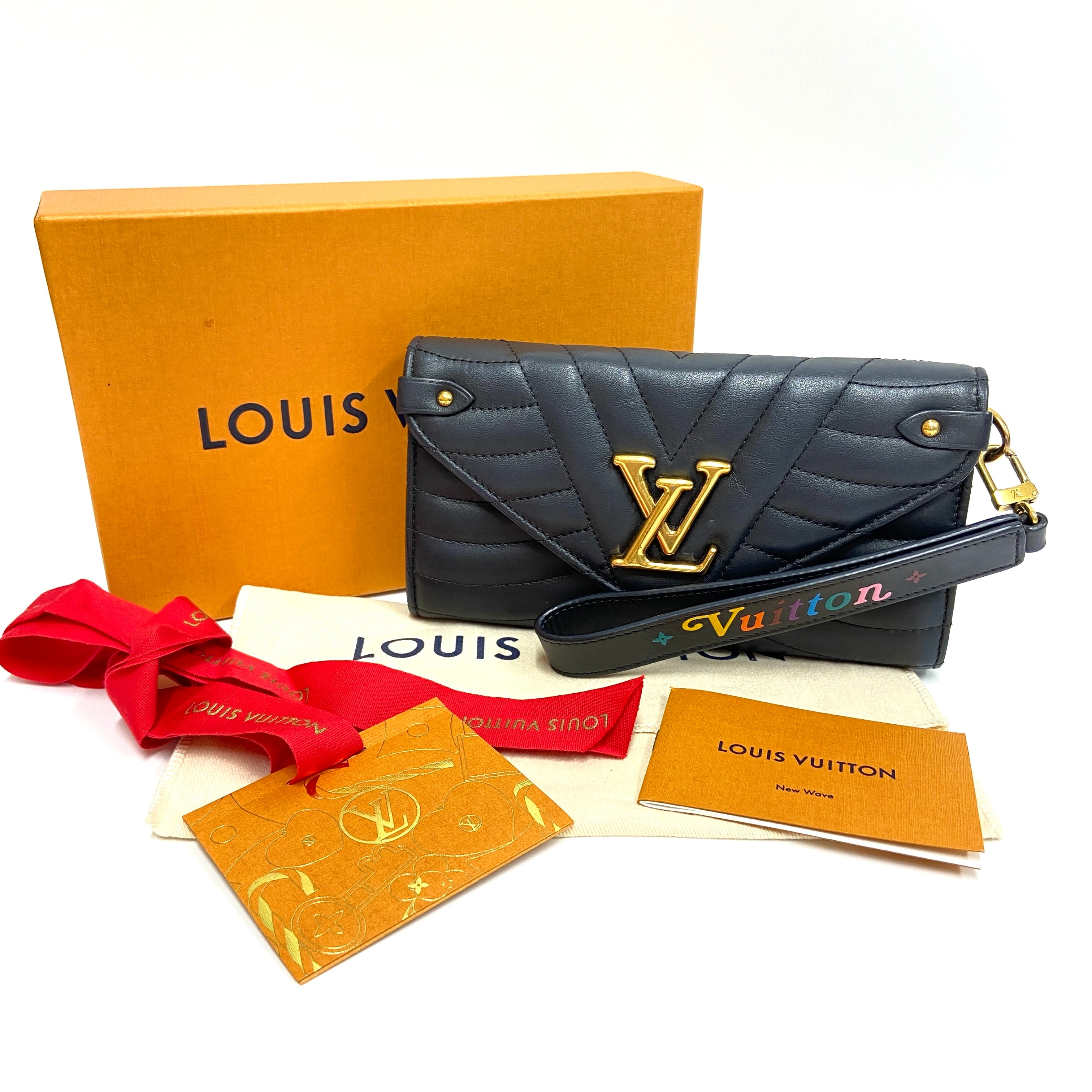 LOUIS VUITTON ルイヴィトン M63298 ニューウェーブ ロング ウォレット