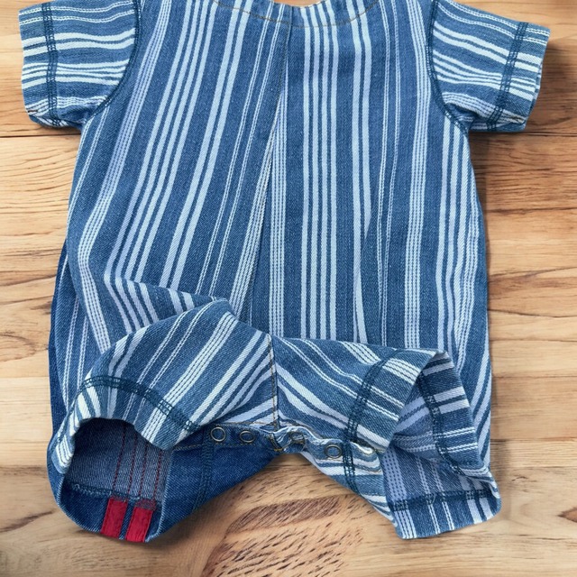 【BABY】Mickey denim rompers size:3-6month