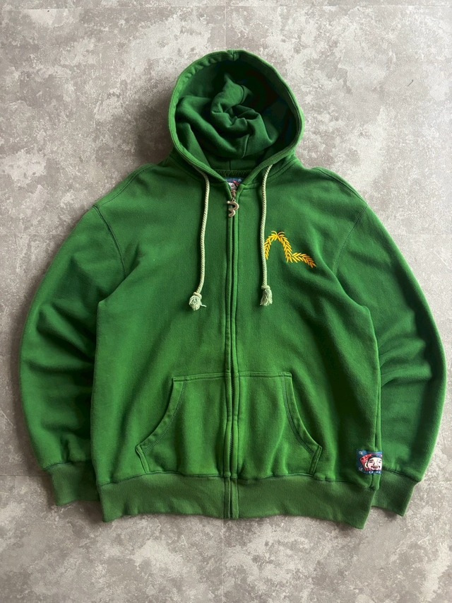 EVISU Koi & Fuji Japanese Art Zip Hoodie