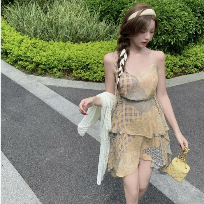 スタイルスカート カジュアルドレス サマー 夏物 ステッチ ドラファッションホール81001363154