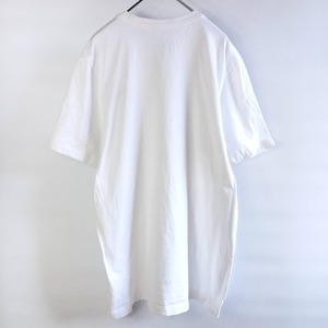 ナイキ　Tシャツ　半袖　無地　刺繍ロゴ　スウォッシュ　ホワイト　M