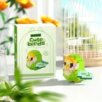 12個セットの鳥のブロック おもちゃ クリエイティブ DIY かわいい鳥