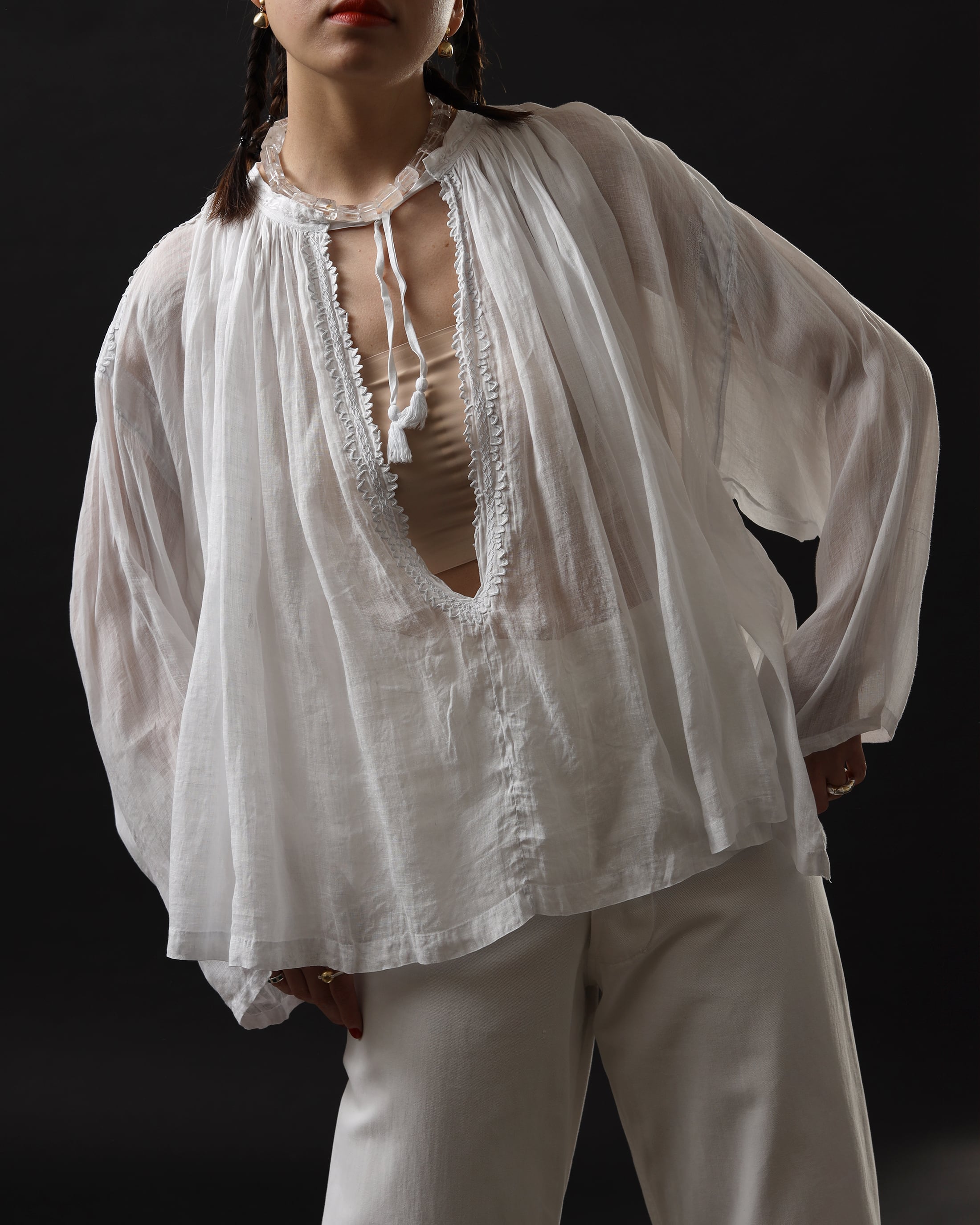 1900-1930's Antique / Church Smock - 46 | Witty Vintage