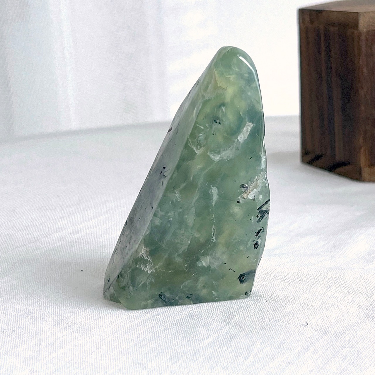 プレナイト＊フリーフォーム＊250806-01＊天然石＊置き物＊インテリアストーン