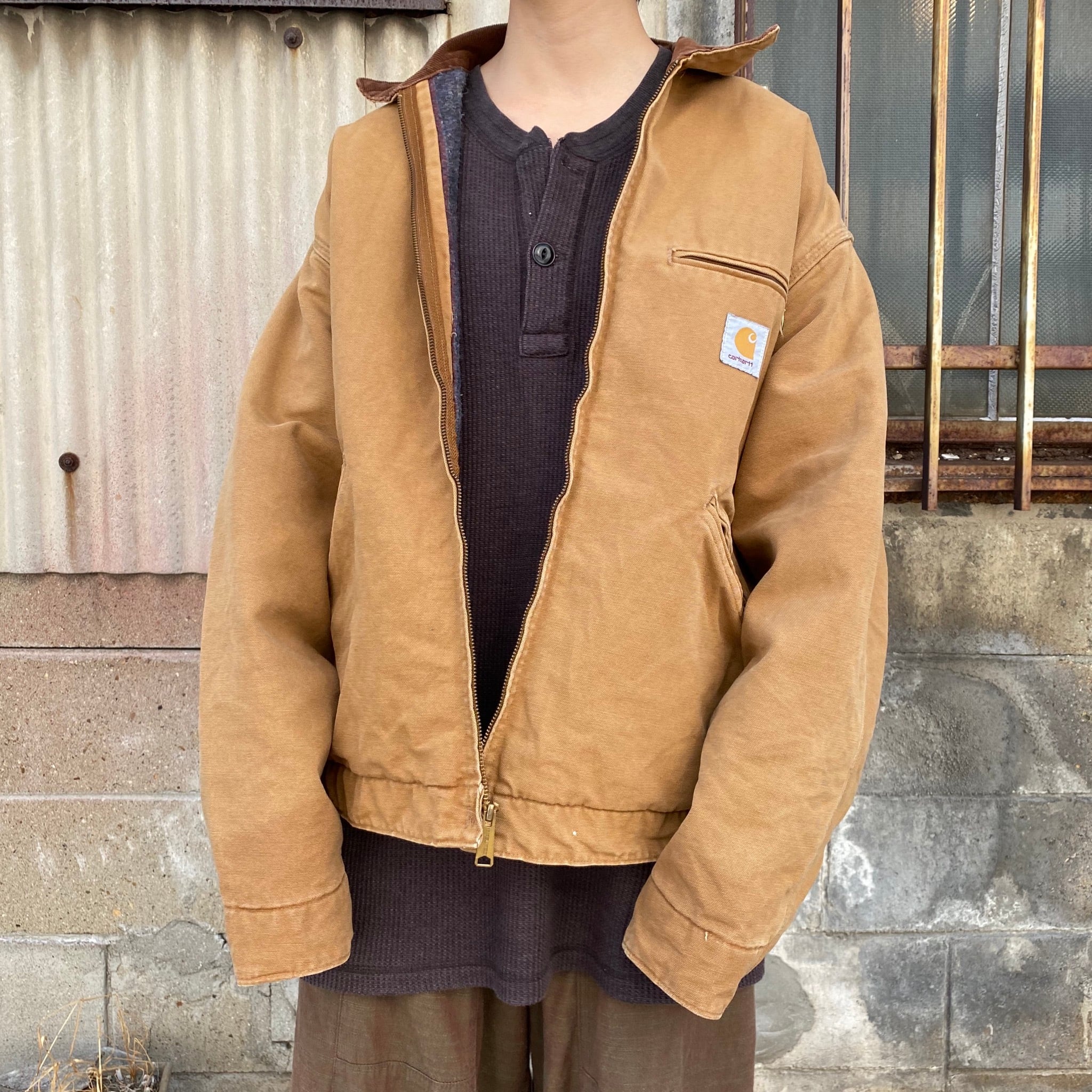 80年代 80s ビッグサイズ USA製 Carhartt カーハート デトロイト  