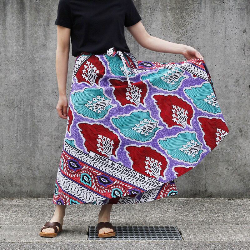 巻きスカート | カンガ屋 katikati(カティカティ)|アフリカ布