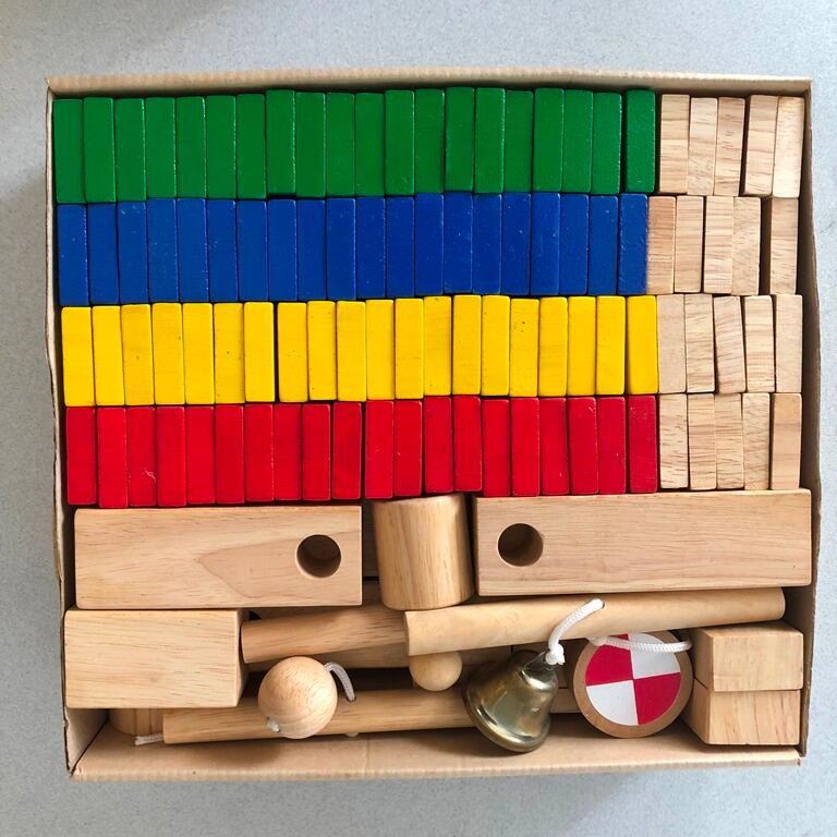 DOMINO RALLY（ブルーリボン社知育玩具） | moriarts : Wooden Puzzles