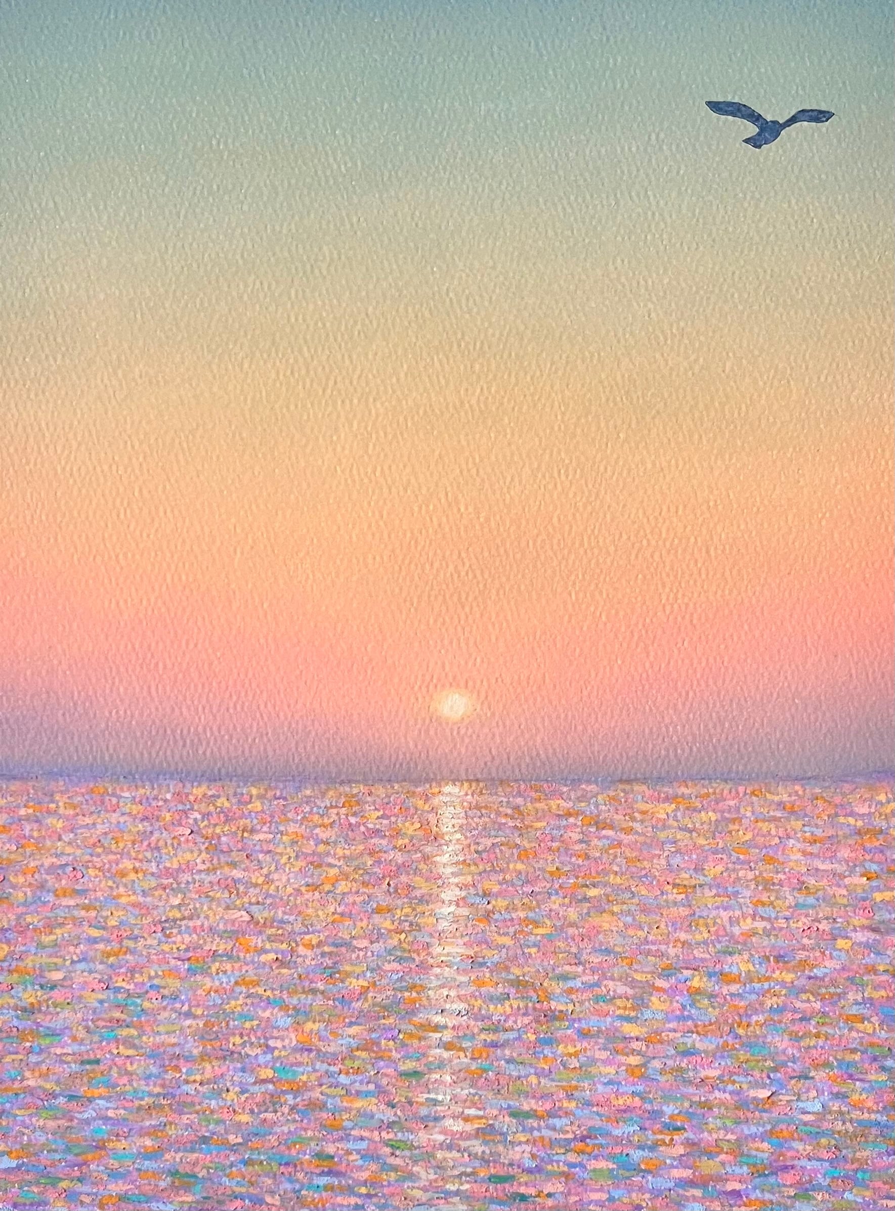 小さな幸せ見つけたよ(アクリル画/キャンバスF3号) | KEITA PASTEL