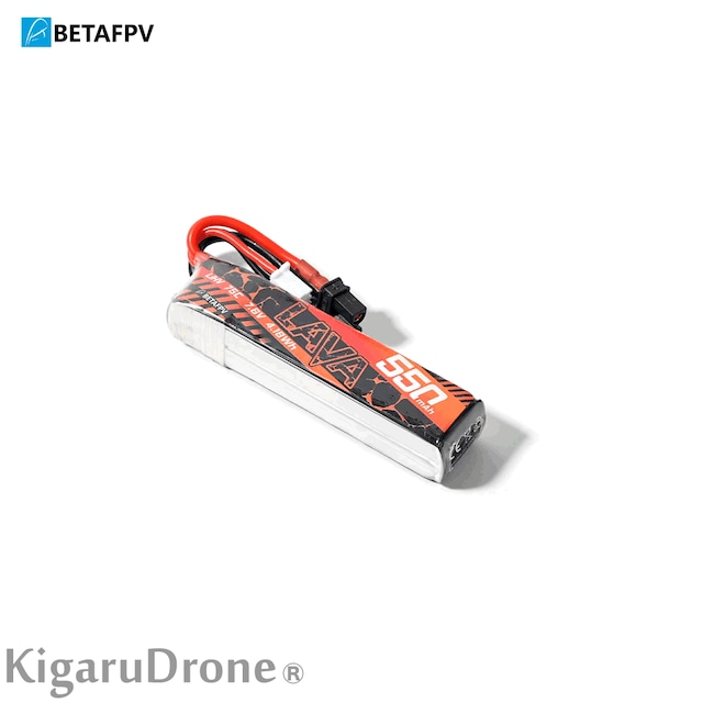 【3S 550ｍAh 75C Lipo】BetaFPV LAVA 3S 550mAh 75C Battery with XT30 コネクター