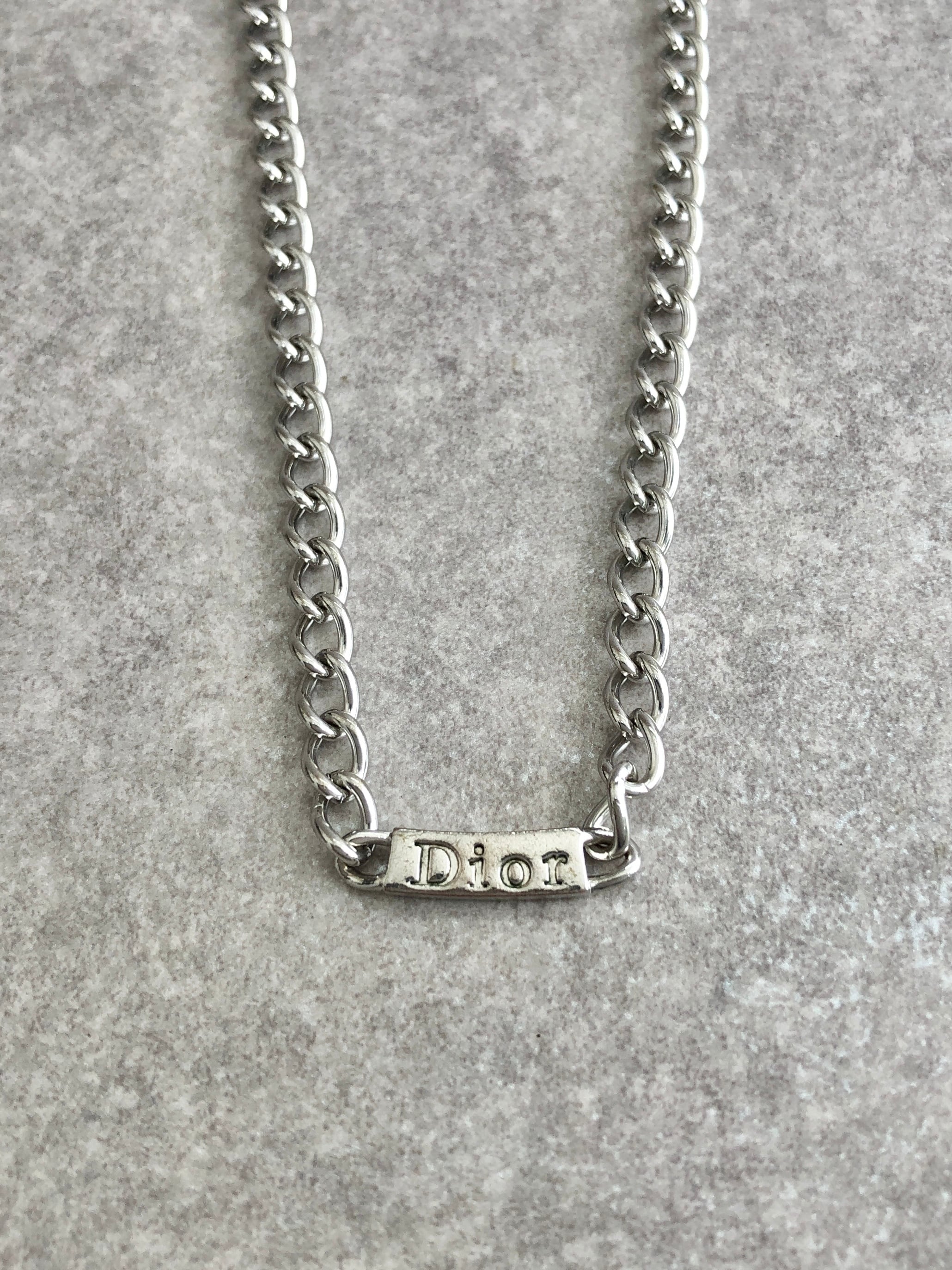 Christian Dior クリスチャン ディオール ネックレス シルバー