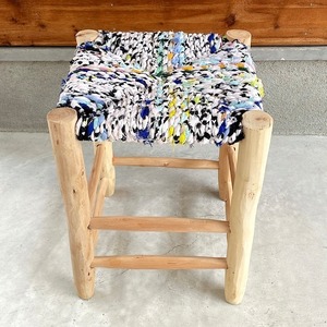 Moroccan wooden chair モロッコ ドーム木椅子 w32×32×h41cm (8)